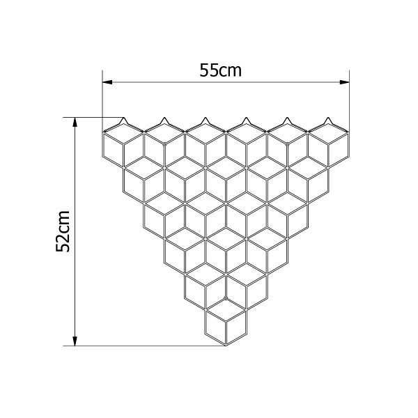 Wieszak Stiga M Gold - POLYHEDRA